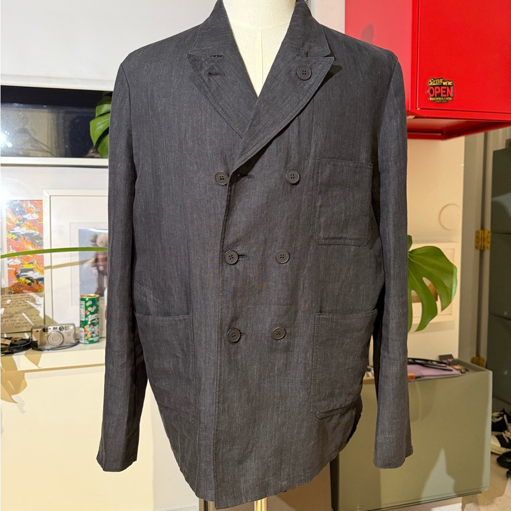 Mens Burberry double breasted Linen Sport Coat/Blazer. - Picture 15 of 15